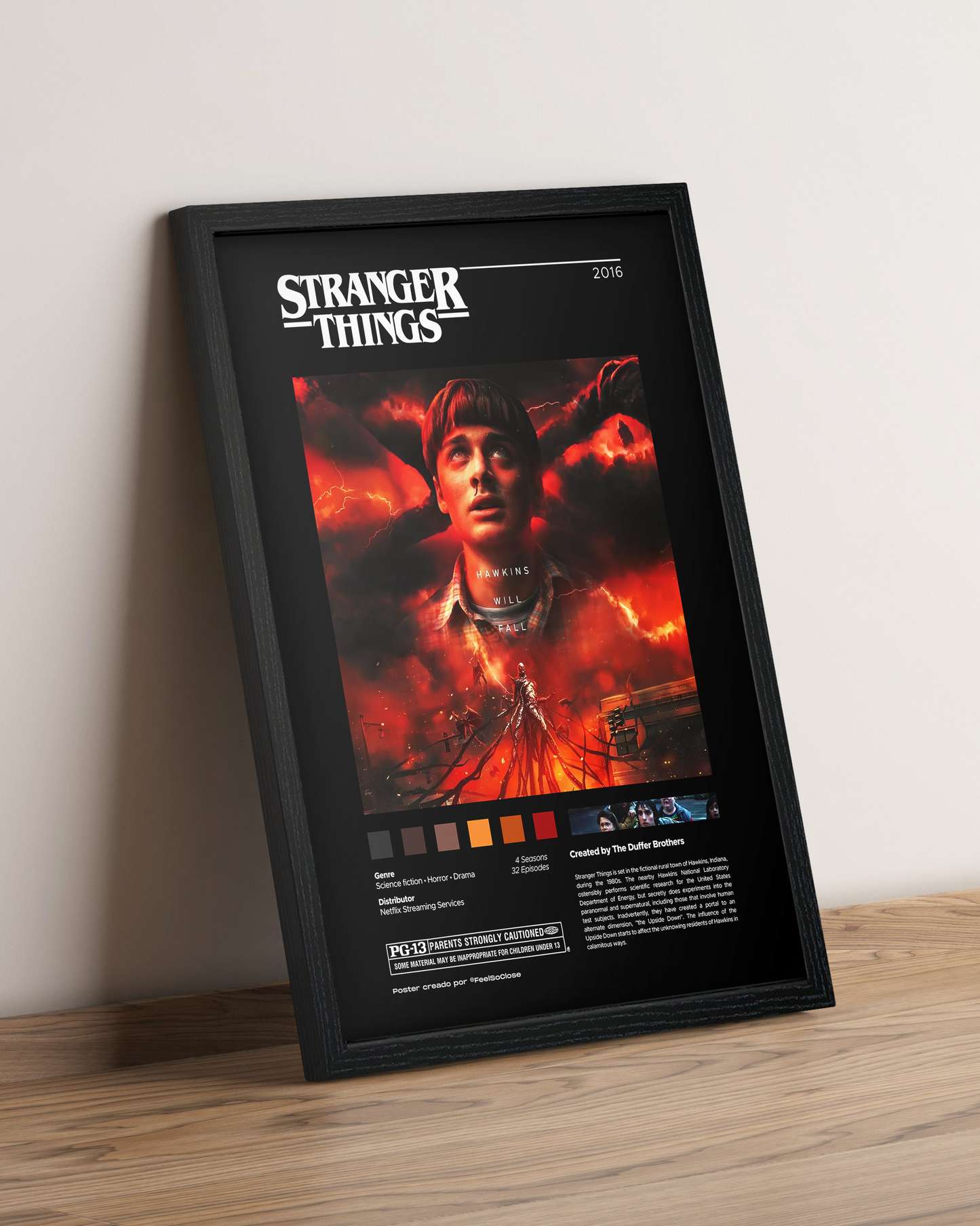 Stranger Things - Cuadro Serie #6