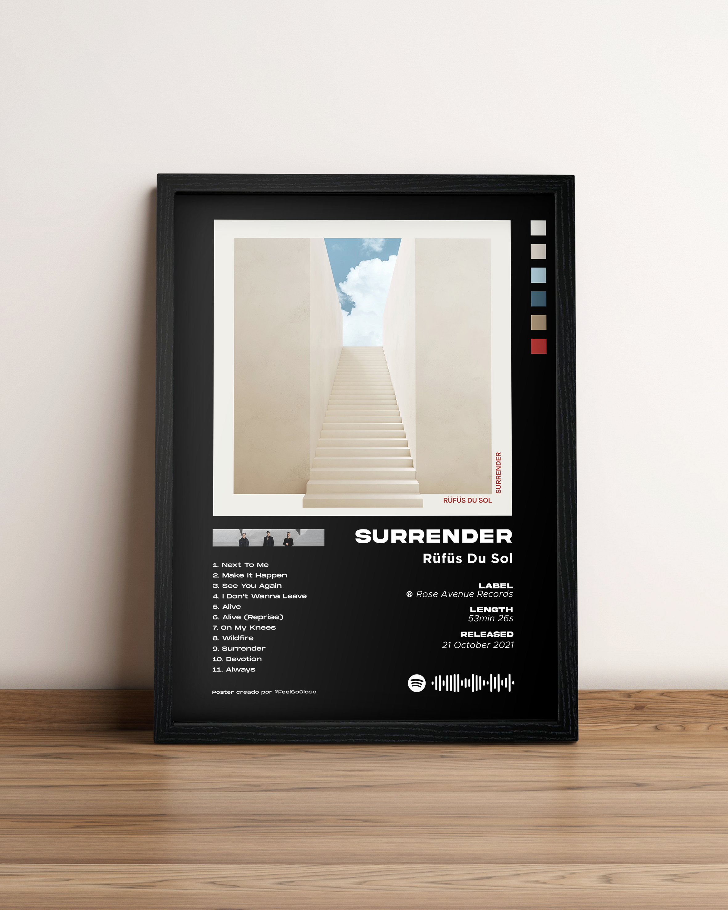 We Surrender Lettering Surrender – Feel So Close