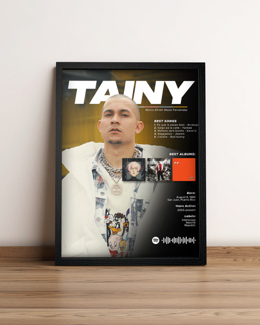 Tainy - Cuadro Artista