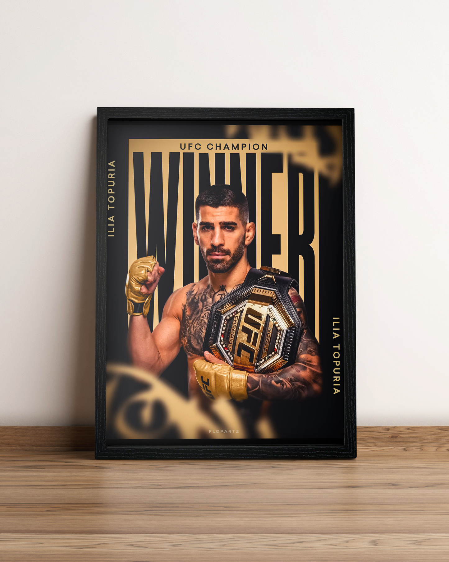 Ilia Topuria - Cuadro Deportista #8