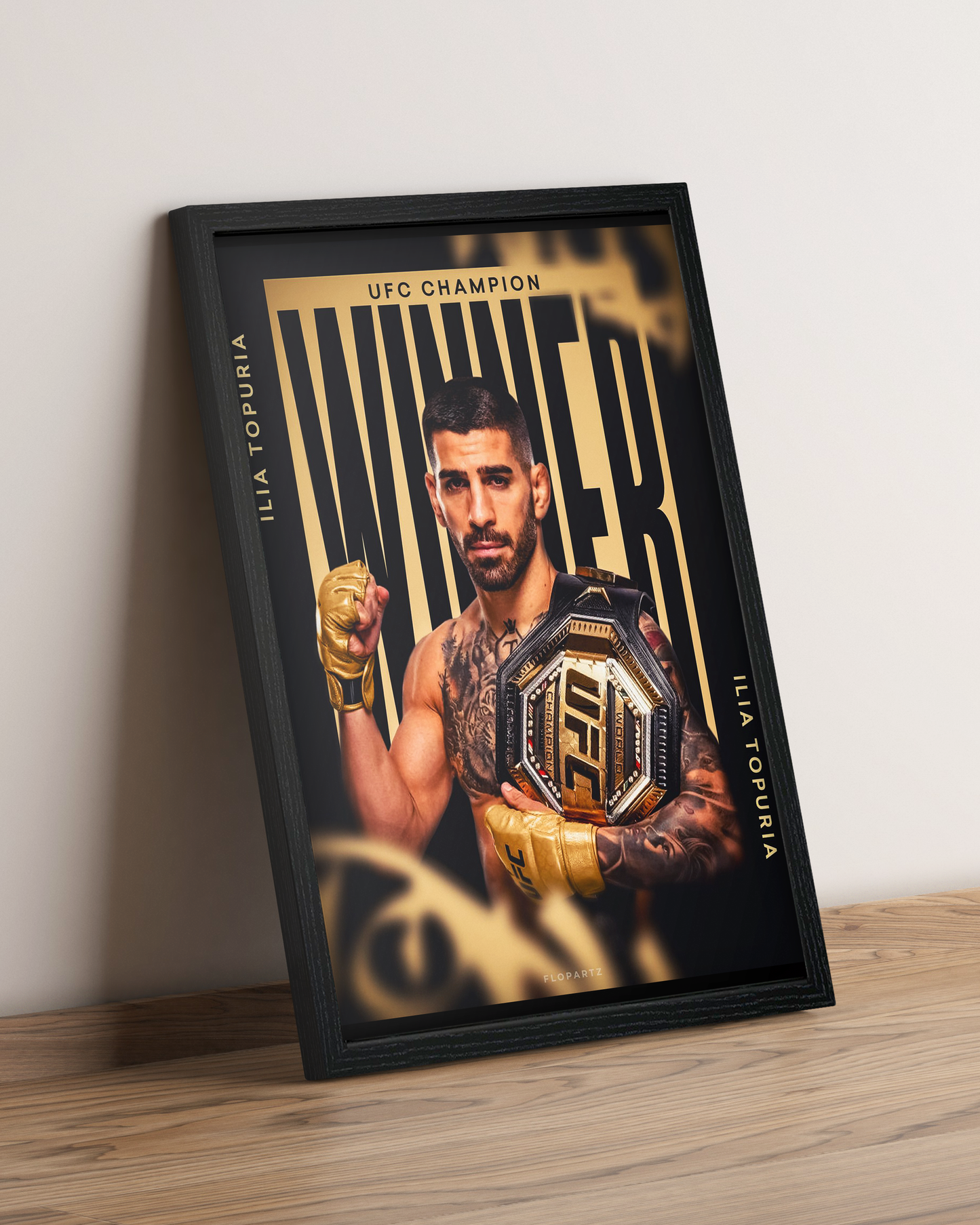 Ilia Topuria - Cuadro Deportista #8