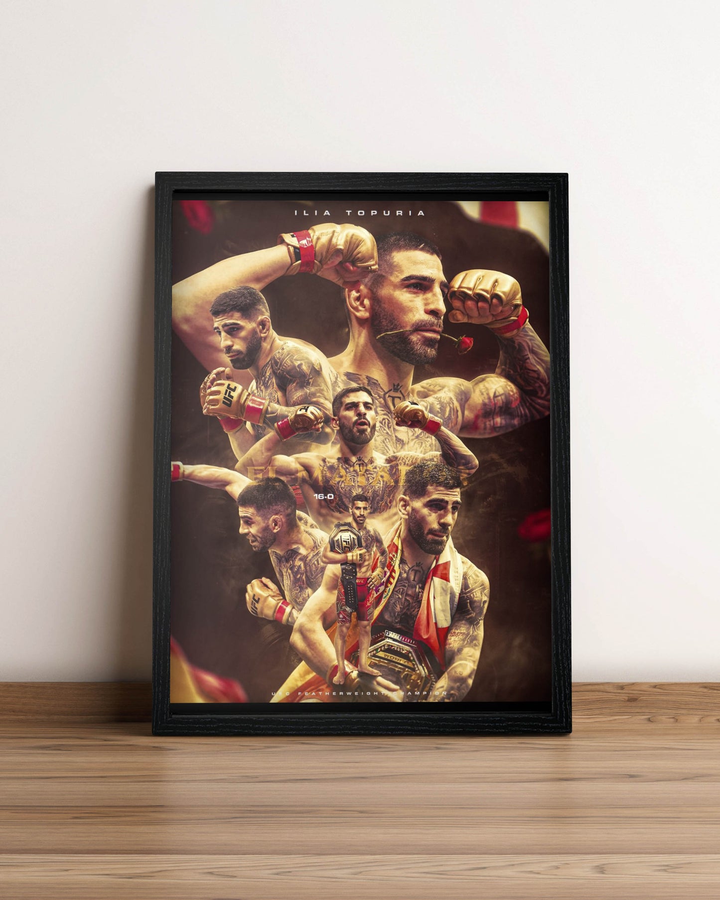 Ilia Topuria - Cuadro Deportista #7