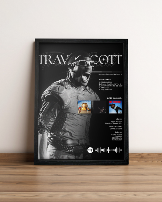 Travis Scott - Cuadro Artista #5