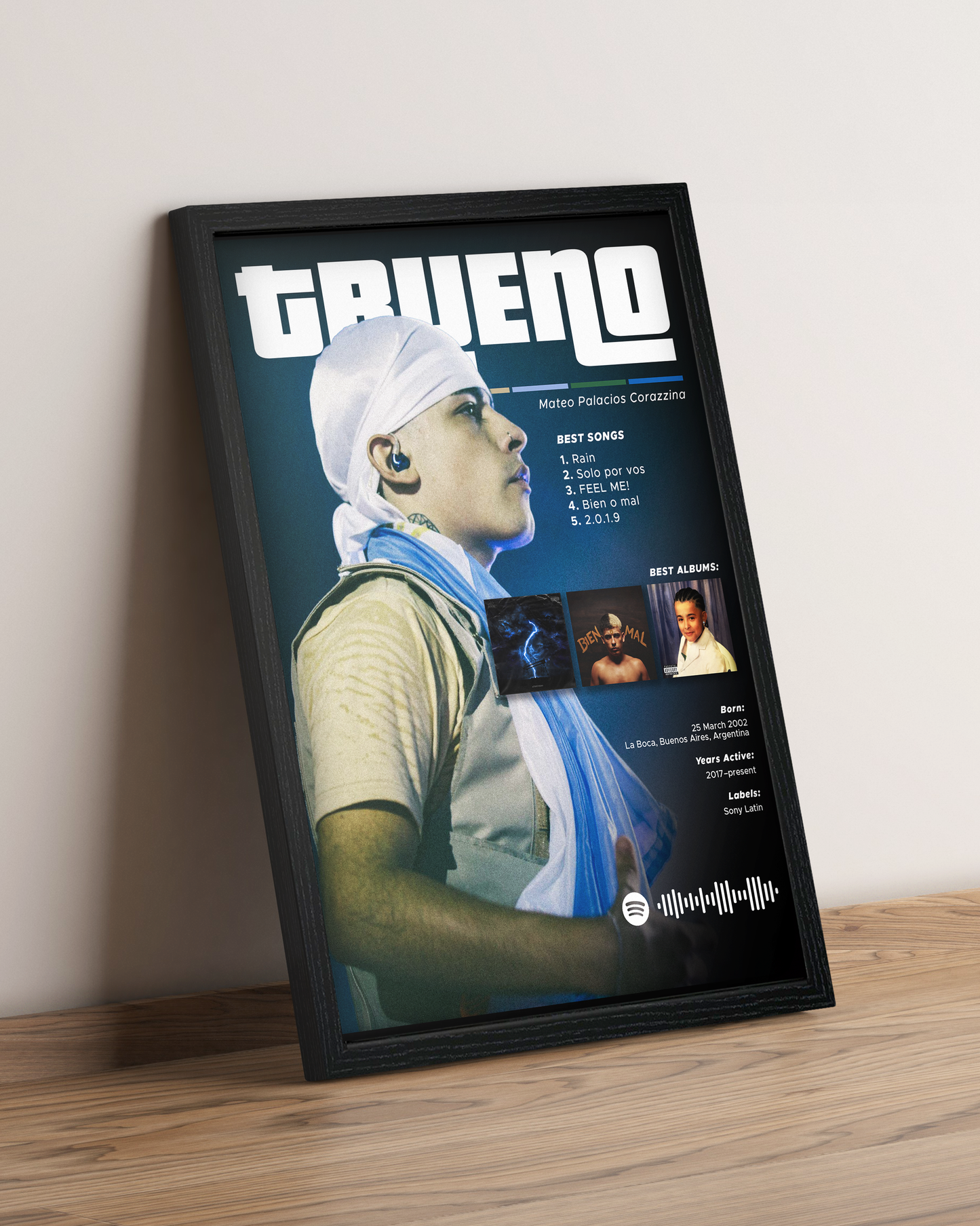 Trueno - Cuadro Artista