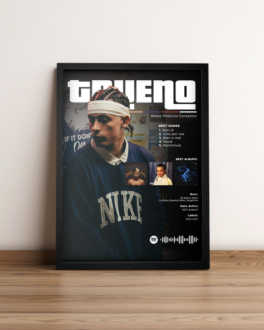 Trueno - Cuadro Artista #6