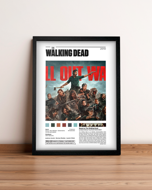 The Walking Dead - Cuadro Serie #3