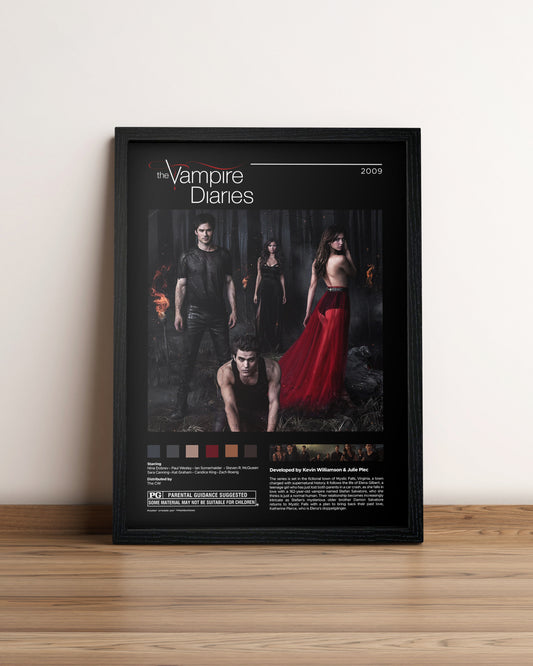 The Vampire Diaries - Cuadro Serie