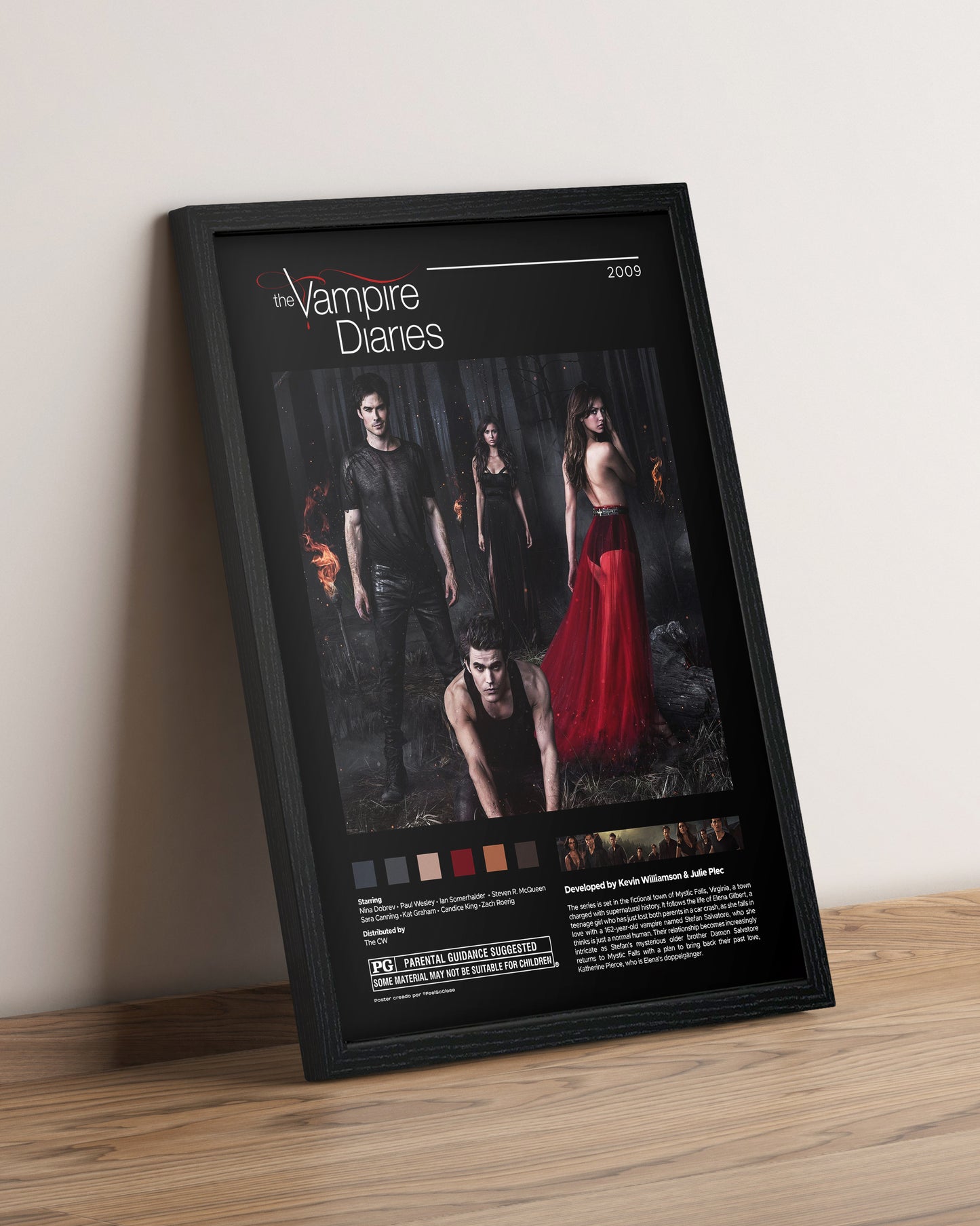 The Vampire Diaries - Cuadro Serie