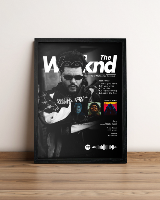 The Weeknd - Cuadro Artista #6