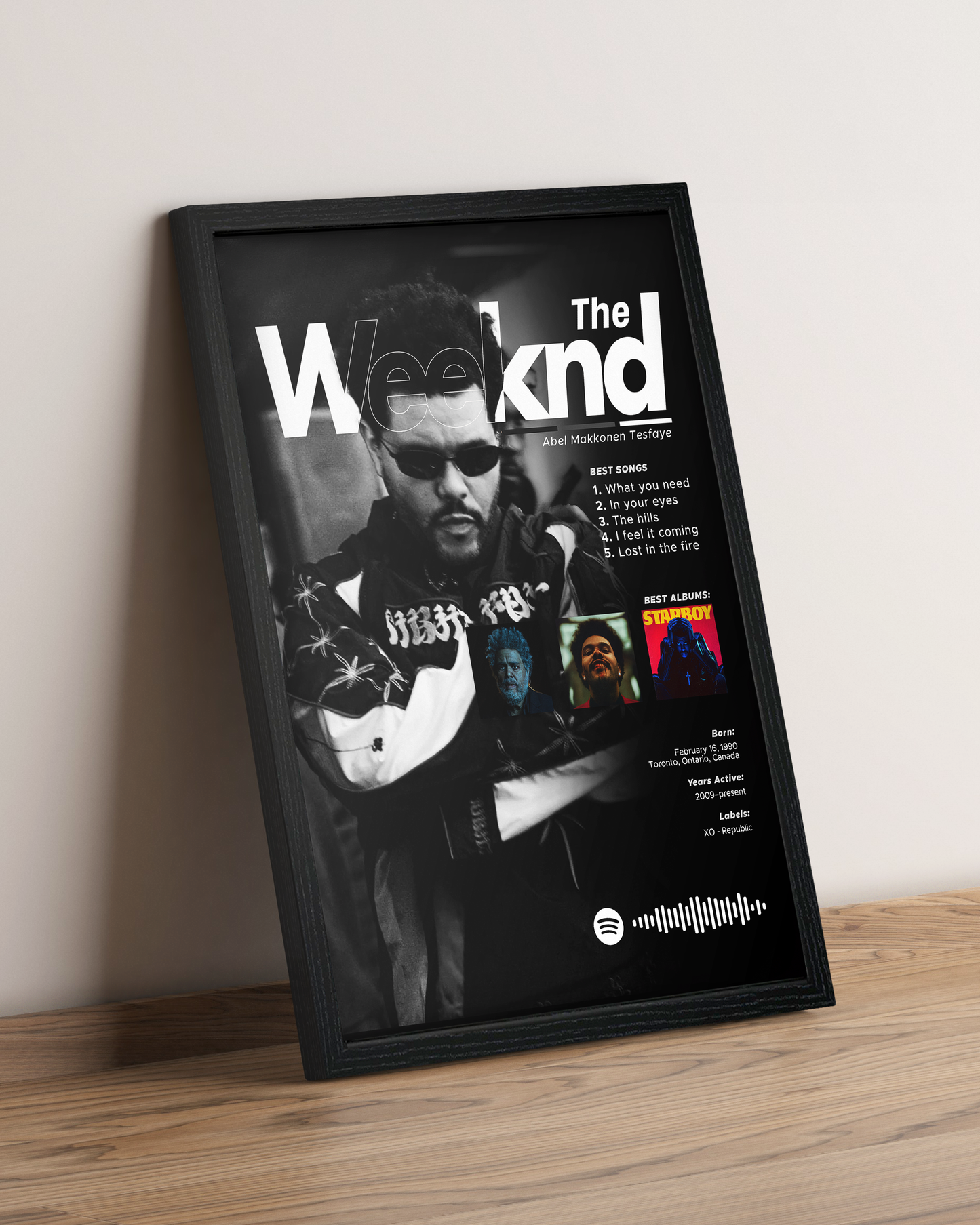 The Weeknd - Cuadro Artista #6