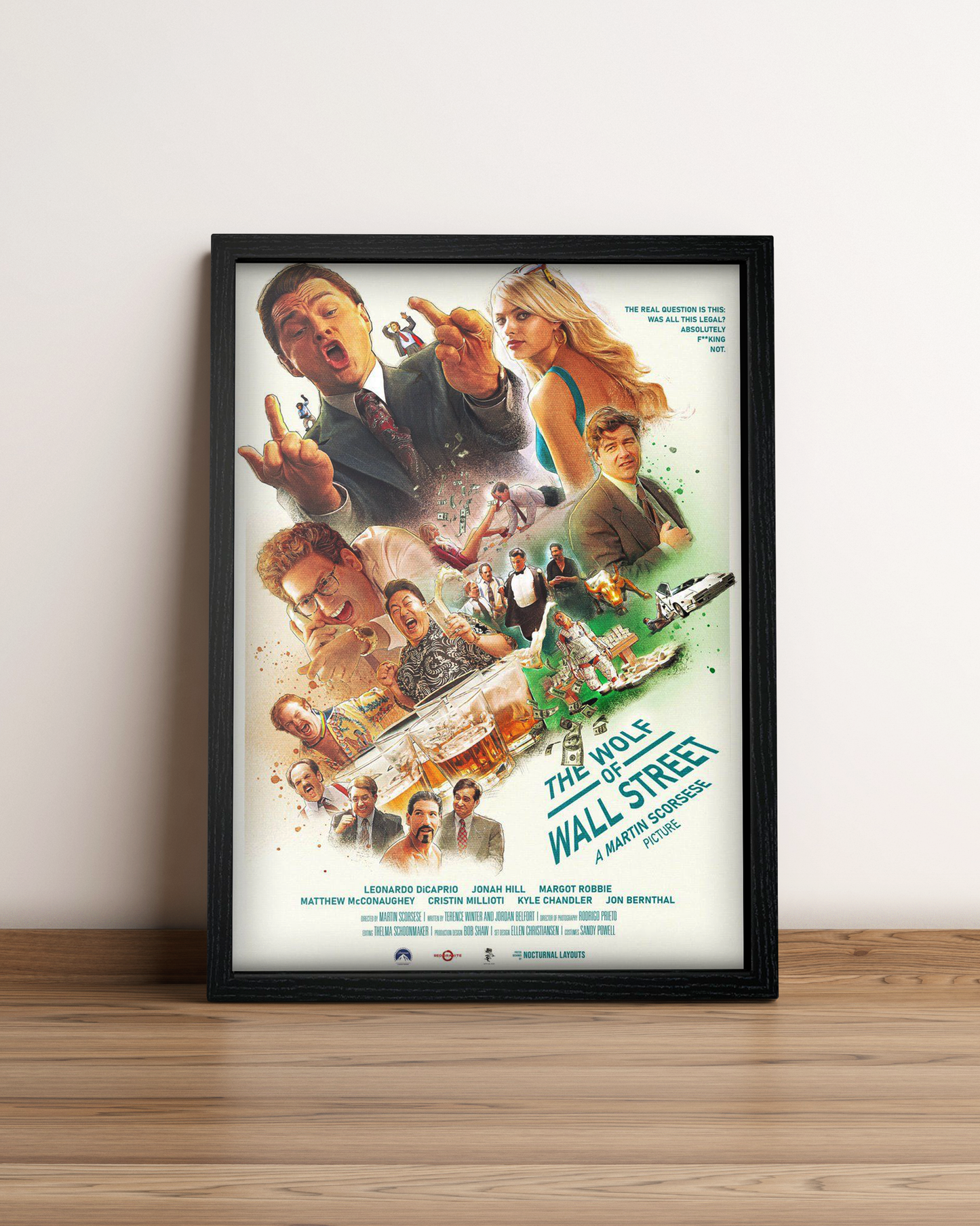 El lobo de Wall Street - Cuadro Película #7