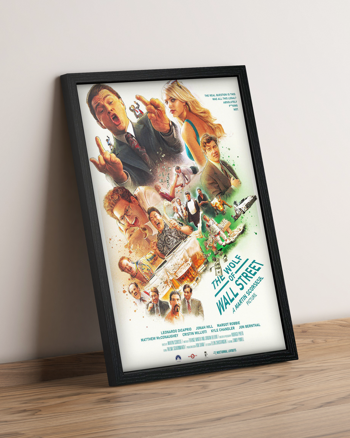 El lobo de Wall Street - Cuadro Película #7