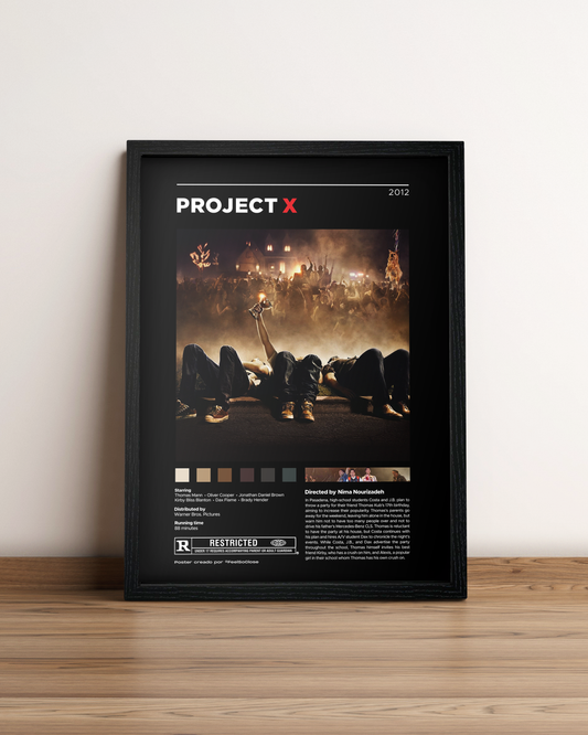 Proyecto X - Cuadro Película