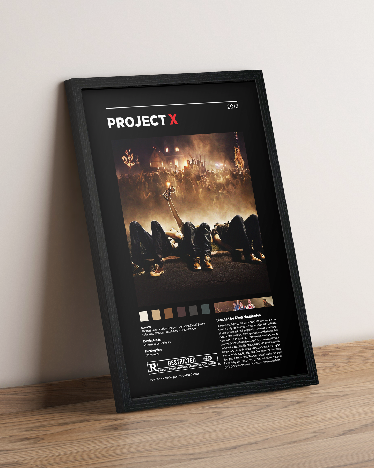 Proyecto X - Cuadro Película