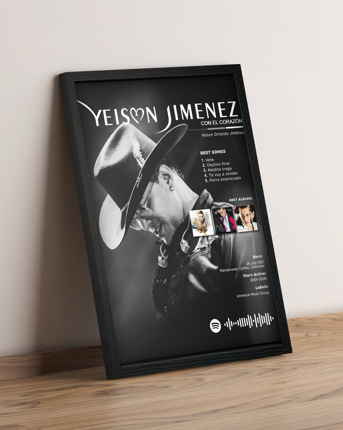 Yeison Jimenez - Cuadro Artista
